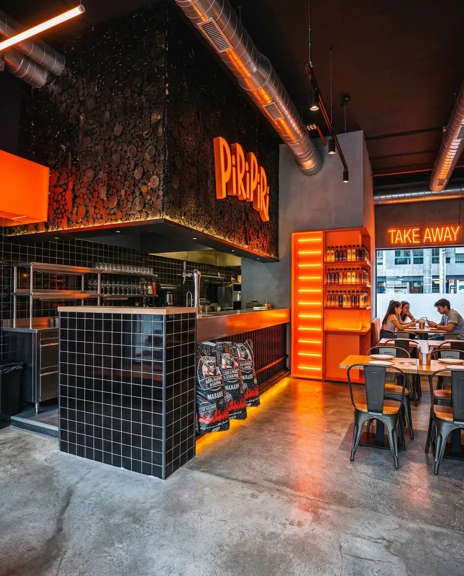 Interior del local Piri Piri